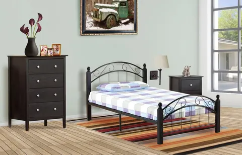 NB-2320 Metal Platform Bed view 2