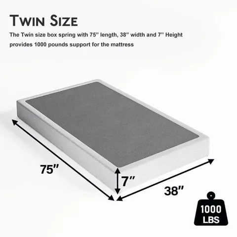 Single Box Spring view 2
